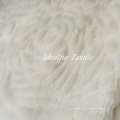 Rose Embossed Fake Fur with Golden Powder